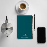 Sun and moon cats Spiral notebook