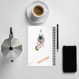 Moon dance Spiral notebook