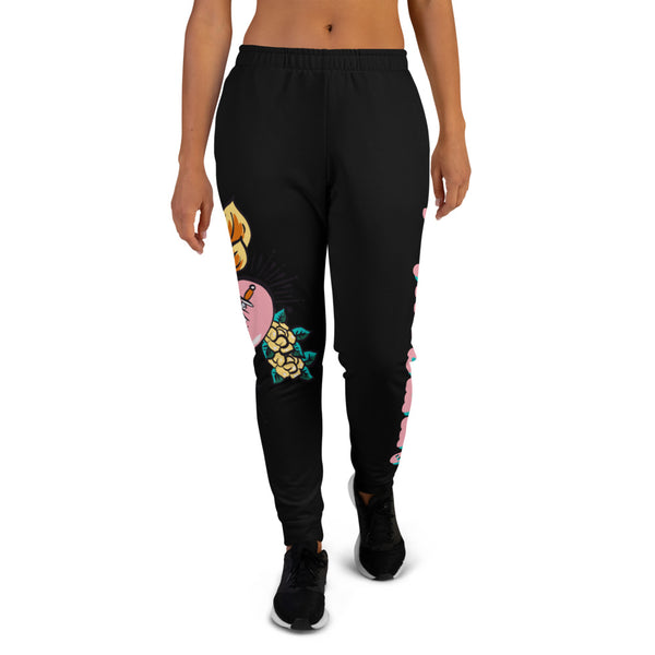 Immaculate heart black Women's Joggers