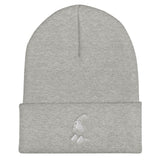 Kneeling silhouette Cuffed Beanie