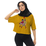 Send in the clowns Loose drop shoulder crop top