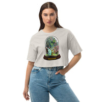 Cat-a-lope Loose drop shoulder crop top
