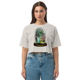 Cat-a-lope Loose drop shoulder crop top