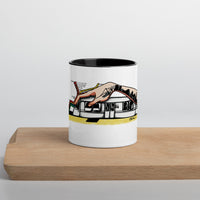 Toy trains Mug with Color Inside