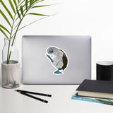 Blue footed boobie Bubble-free stickers