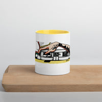 Toy trains Mug with Color Inside