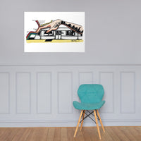 Toy trains poster