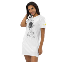 Day dreamer ink Organic cotton t-shirt dress
