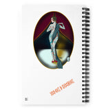 The tattooed lady Spiral notebook