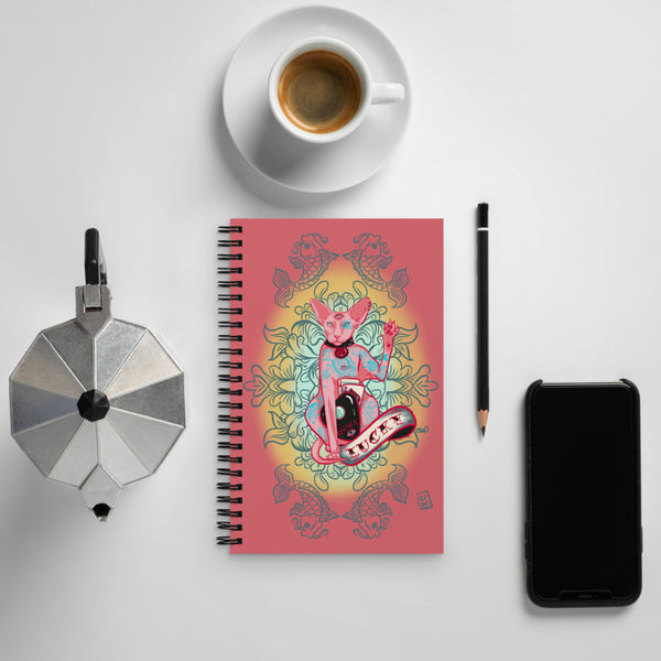 Mr Lucky Spiral notebook