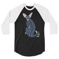 Shadow cat  raglan shirt