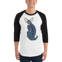 Shadow cat  raglan shirt