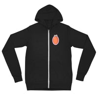 Umlaut & Kumquat Unisex zip hoodie