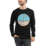 Zen garden bunnies Unisex Long Sleeve Tee