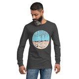 Zen garden bunnies Unisex Long Sleeve Tee