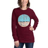 Zen garden bunnies Unisex Long Sleeve Tee