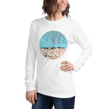 Zen garden bunnies Unisex Long Sleeve Tee