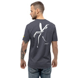 Cross silhouette Unisex recycled t-shirt