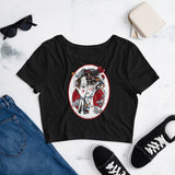 I want to change the world Women’s Crop Tee