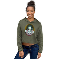 All seeing Crop Hoodie