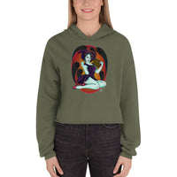 I put a spell on you Crop Hoodie