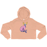 Bubblegum crop hoodie