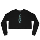 Stacked crows Crop Sweatshirt