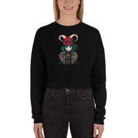 The demons in my head Crop Sweatshirt