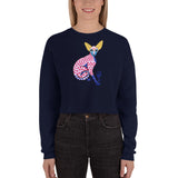 Bubblegum Crop Sweatshirt